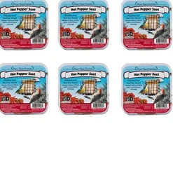 Pine Tree Farms Suet Cakes Wild Bird Food - Hot Pepper - 12 Oz
