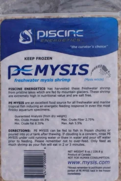 Piscine Energetics Mysis Frozen Fish Food - 8 Oz