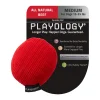 Playology Beef Scented Ball Squeak and Plush Dog Toy with Encapsiscent Technology - Small