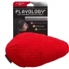 Playology Beef Scented Egg Crinkle and Plush Dog Toy with Encapsiscent Technology - Medium