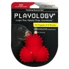 Playology Beef Scented Teething Bounce Ball Rubber Puppy Dog Toy with Encapsiscent Tech - Large