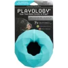 Playology Peanut Butter Scented Channel Chew Ring Rubber Dog Toy with Encapsiscent Technology - Large