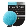 Playology Peanut Butter Scented Squeaky Ball Plush Dog Toy with Encapsiscent Technology - Large