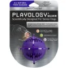 Playology Pork Scented Dental Chew Ball Rubber Dog Toy with Encapsiscent Technology - Small