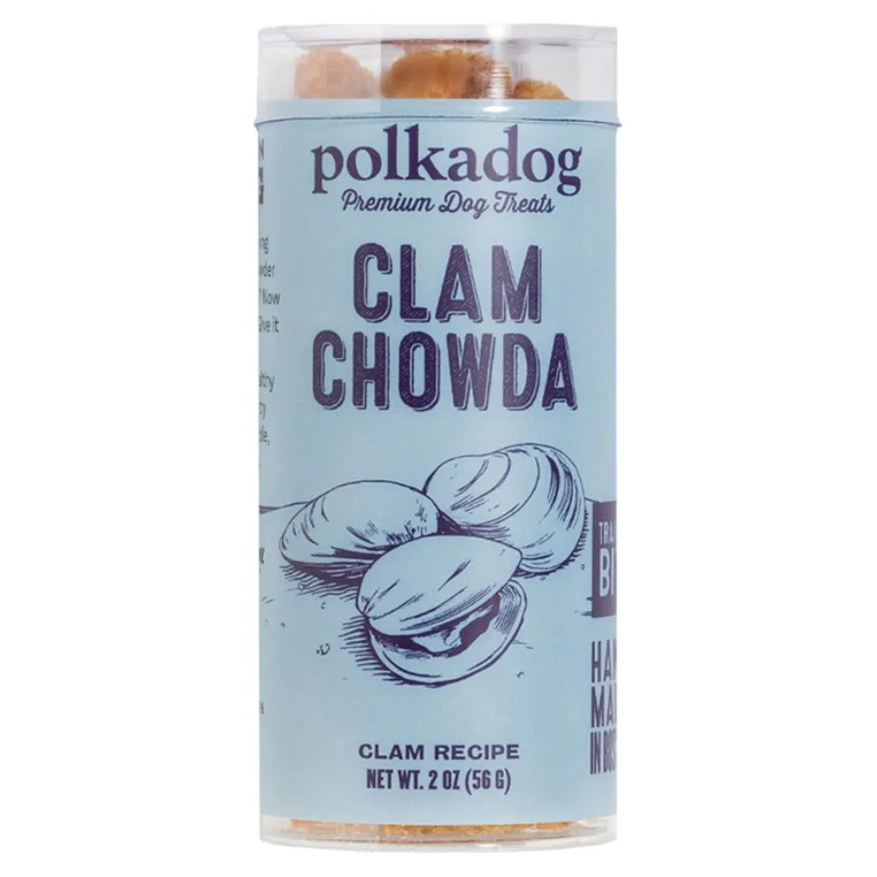 Polka Dog Bakery Clam Chowda Seafood Bits Baked Dog Treats