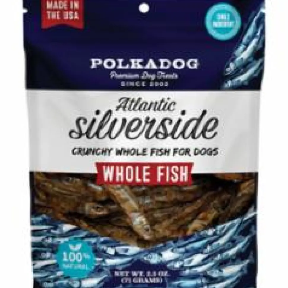 Polka Dog Bakery Grain-Free Silverside Dehydrated Dog Treats - 2.5 Oz PC