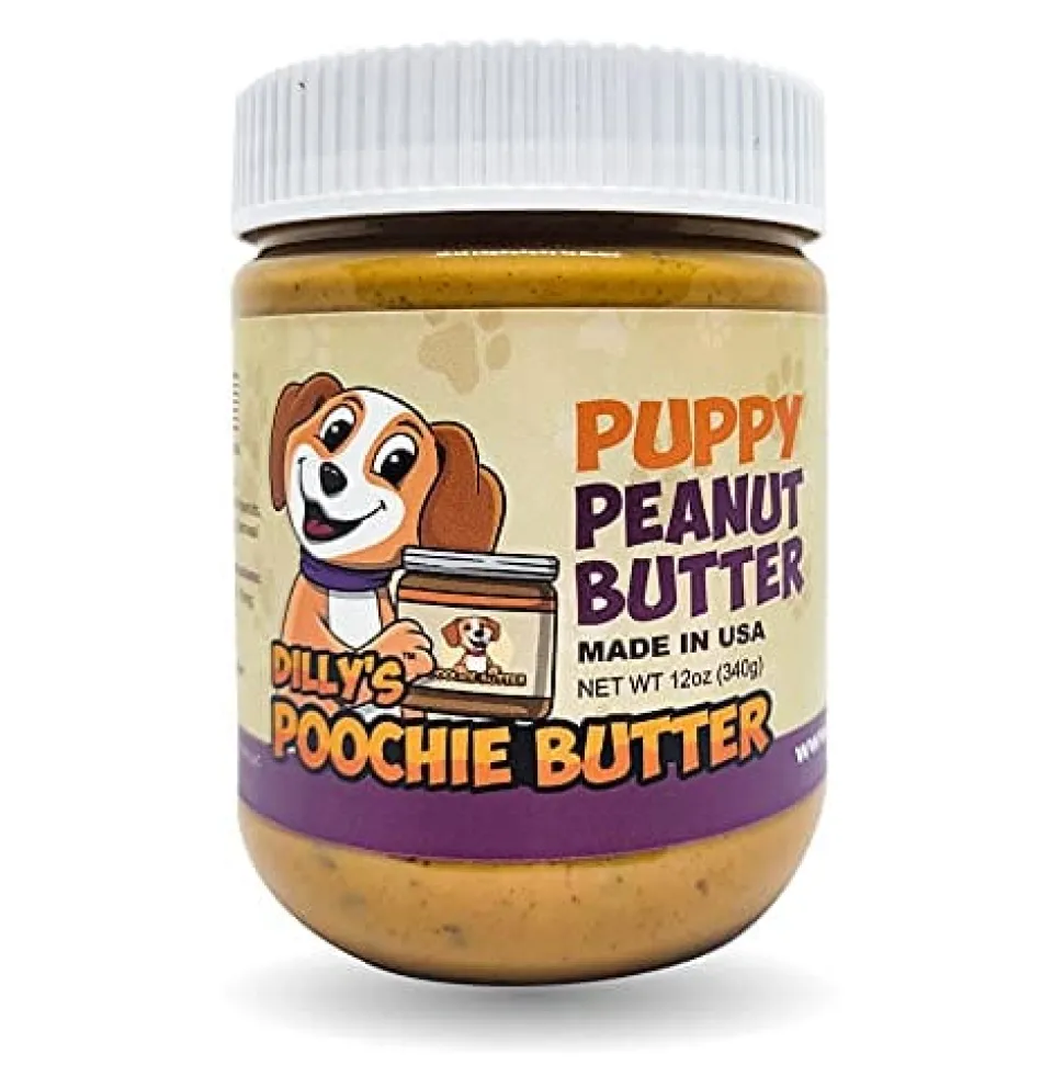 Poochie Butter Almond Butter Natural Dog Treats - 12 Oz