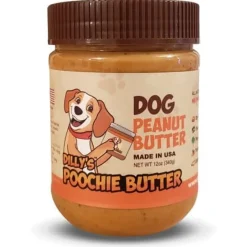 Poochie Butter Peanut Butter & Blueberry Natural Dog Treats - 8 Oz