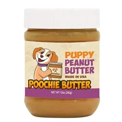 Poochie Butter Puppy Jar Natural Dog Treats - 12 Oz