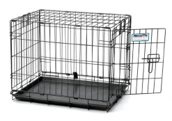 Precision Pet Products ProValu 1 Door Wire Dog Crate - Black - 30 in