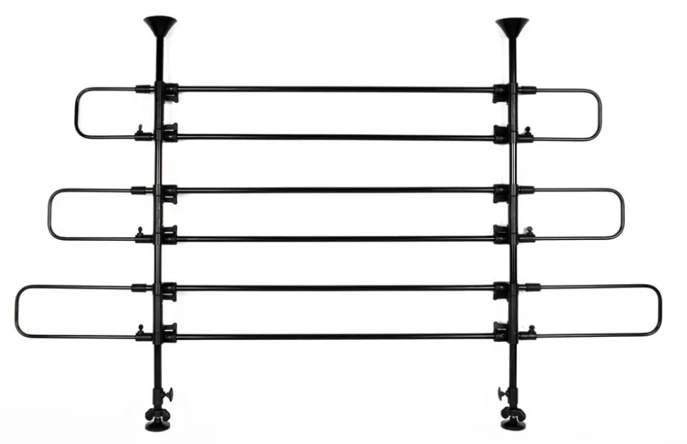 Precision Pet Products Universal 6-Bar Vehicle Pet Barrier - Black - One Size