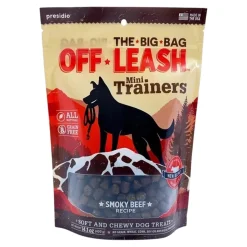 Presidio Natural Grain-Free Off Leash Smokey Beef Soft and Chewy Training Dog Treats