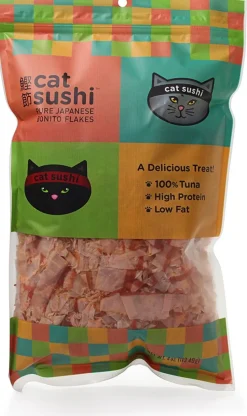 Presidio Natural SUSHI BONITO Classic Dehydrated Cat Treats - 4 Oz