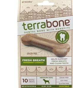 Presidio Natural TERRA Fresh Breath - Medium - 10 Count
