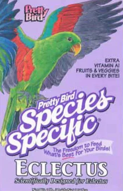 Pretty Bird International Species Specific Eclectus Pelleted Bird Food - 3 lb