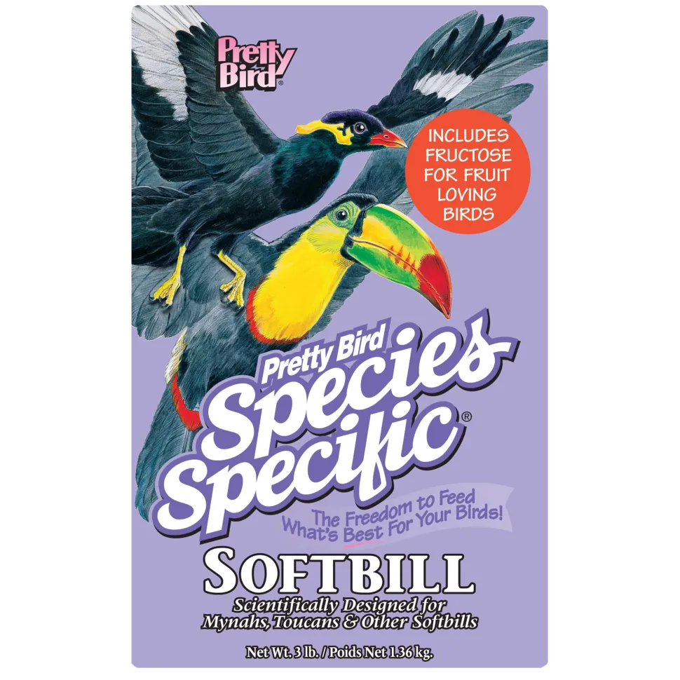 Pretty Bird International Species Specific Softbill Pelleted Bird Food - 3 lb