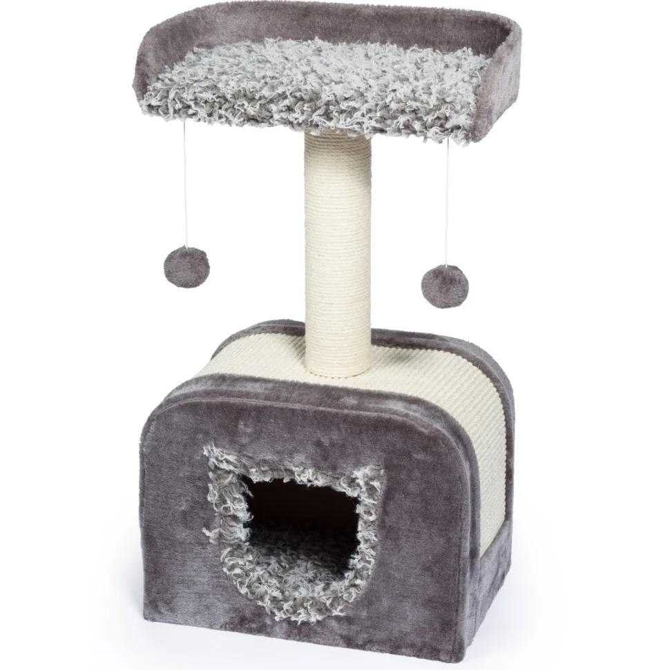 Prevue Hendryx Kitty Power Paws Shag Hideaway