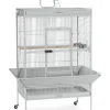 Prevue Hendryx Select Bird Cage - Pewter White - 35.375" x 23.5" x 67"