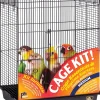 Prevue Hendryx Square Roof Bird Cage Kit - Black - 18" x 14" x 23"