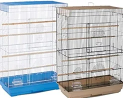 Prevue Hendryx Tall Flight Cage - Assorted Colors - Multipack - 26" x 14" x 36" - Pack of 2