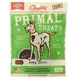 Primal Bacon ME HP Pork Jerky Dog Treats - 12 Oz