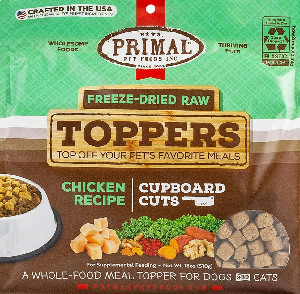 Primal Cupboard Chicken Freeze-Dried Dog Treats - 18 Oz
