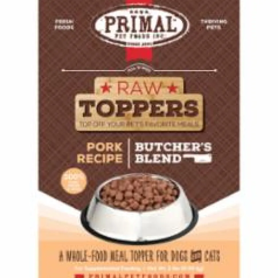 Primal Dog and Cat Frozen Butcher's Blend Topper Pork - 2 lbs