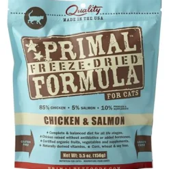 Primal Freeze-Dried Cat Food Nuggets Chicken Salmon - 14 Oz