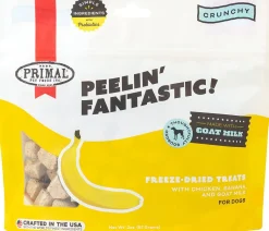 Primal PEELIN FANTASTIC Chicken Peanut Butter with Goat Milk Freeze-Dried Dog Treats - 2 Oz