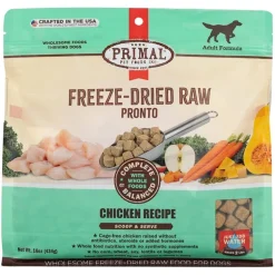 Primal Pronto Wholesome Chicken Recipe Adult Formula Freeze-Dried Raw Dog Food