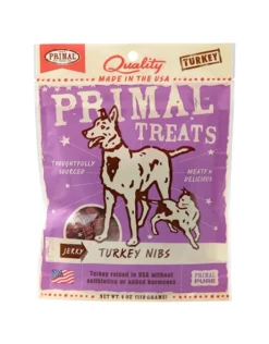 Primal Simply Breast Turkey Jerky Dog Treats - 4 Oz