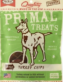Primal Simply Breast Turkey Jerky Dog Treats - 12 Oz