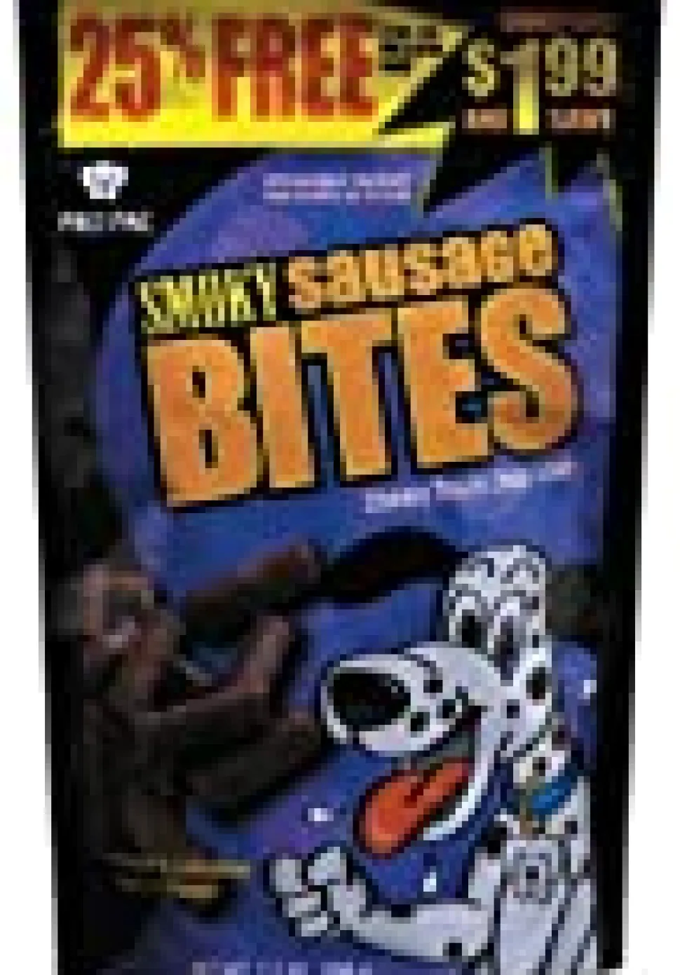 Pro Pac Smokey Sausage Bites Chewy Dog Treats - 7.2 Oz - Case of 10