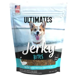 Pro Pac Ultimates Grain-Free Jerky Bites Whitefish Jerky Dog Treats - 7 Oz