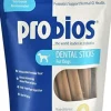 Probios Dental Sticks for Dogs Dog Dental and Hard Chews - Yogurt - 8.11 Oz - 13 Pack