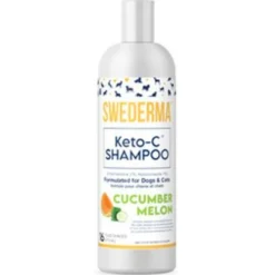 Proden Plaqueoff Swederma Therapeutic Keto-C Cucumber Melon Cat and Dog Shampoo - 16oz