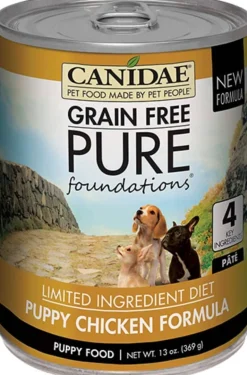 Pure Foundations Canned Grain-Free Puppy Food - Chicken - 13 Oz - Case of 12