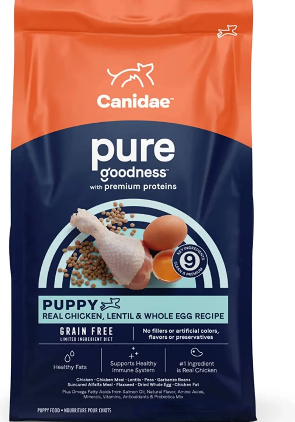 Pure Foundations Grain-Free Puppy Food Dry Dog Food - Chicken and Lentil - 24 Lbs