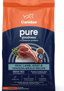 Pure Grain-Free Dry Dog Food - Lamb Buffalo and Venison - 4 Lbs