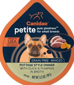 Pure Petite Small Breed Minced Grain-Free Dog Food - Duck and Pumpkin - 3.5 Oz - Case of 12