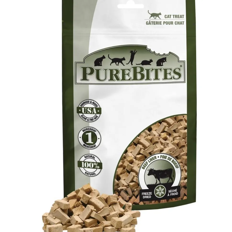 Purebites Beef Liver Freeze-Dried Cat Treats - 1.55 oz Bag