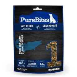 Purebites Cod Skin Jerky Dog Treats - 4.8 Oz