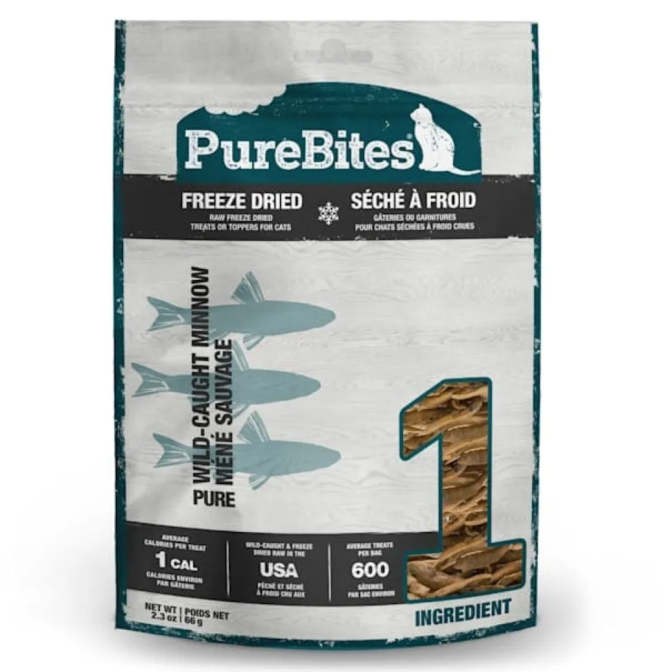 Purebites Minnow Value Size Freeze-Dried Cat Treats - 2.3 Oz