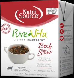PureVita Beef Stew Tetra Pack - 12.5 Oz - Case of 12