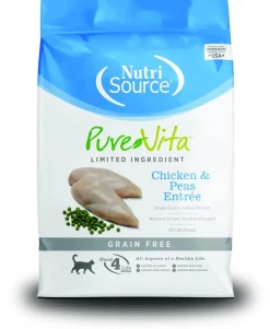 PureVita Grain-Free Chicken and Peas Dry Cat Food
