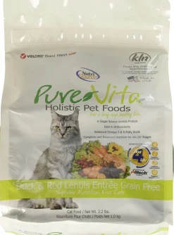PureVita Grain-Free Duck and Lentils Dry Cat Food