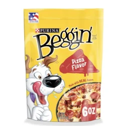 Purina Beggin' Pizza with Bacon and Pork Soft and Chewy Dog Treats - 6 Oz - 6 Pack