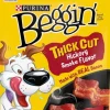 Purina Beggin' Strips Thick Cut Hickory Smoke Flavor Chewy Jerky Dog Treats - 25 Oz - 4 Pack