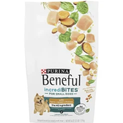 Purina Beneful Incredibites Farm-Raised Chicken Sweet Potato and Spinach Small-Breed Dry Dog Food - 3.5 Lbs - Case of 4