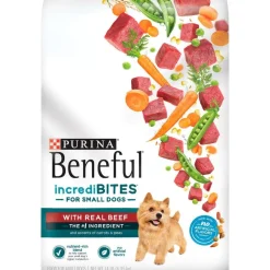 Purina Beneful Incredibites Farm-Raised Beef with Carrots and Peas Small-Breed Dry Dog Food - 14 Lbs